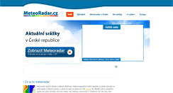 Desktop Screenshot of meteoradar.cz